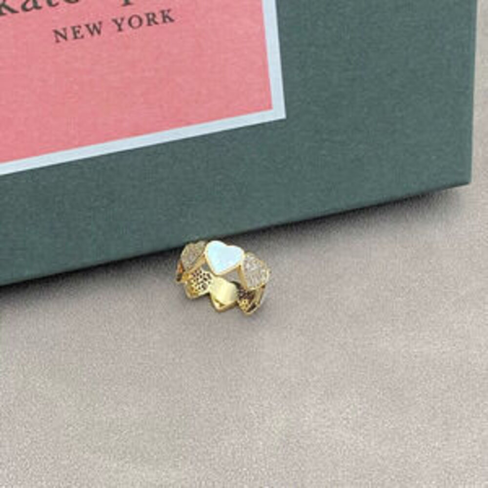 kate spade Shell Heart Full Diamond Ring